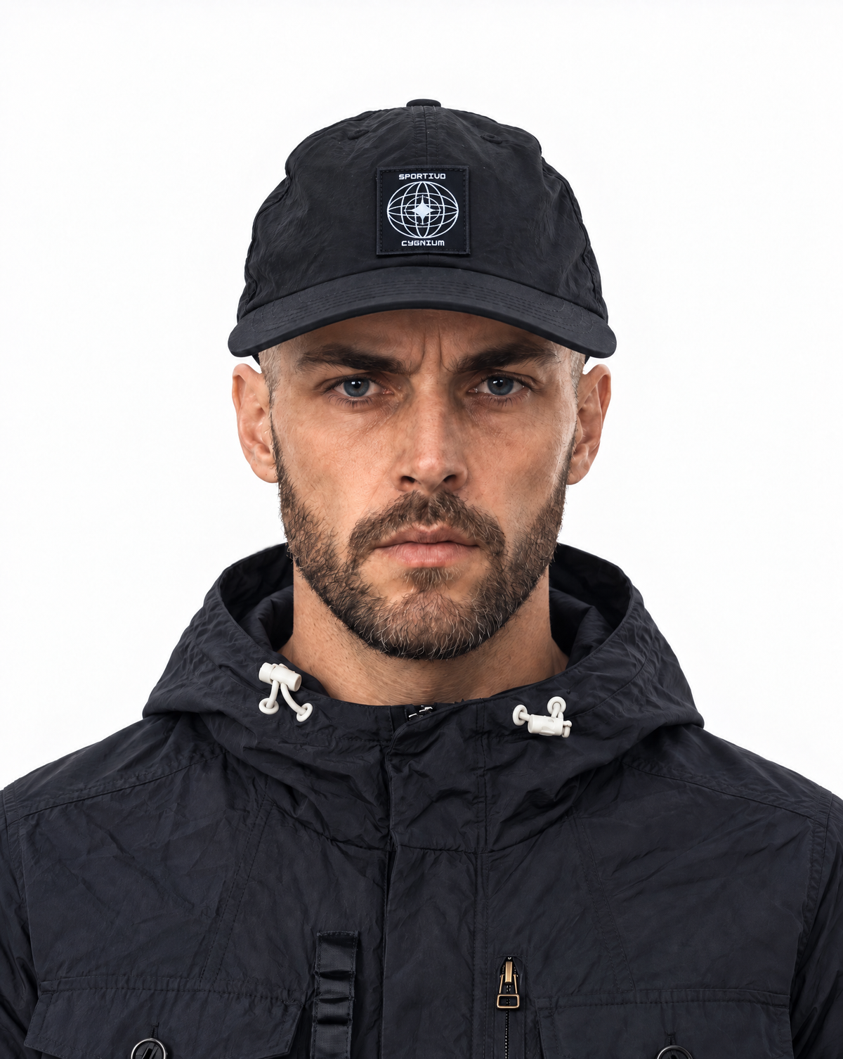 Velorum City Nylon Baseball Cap - Black