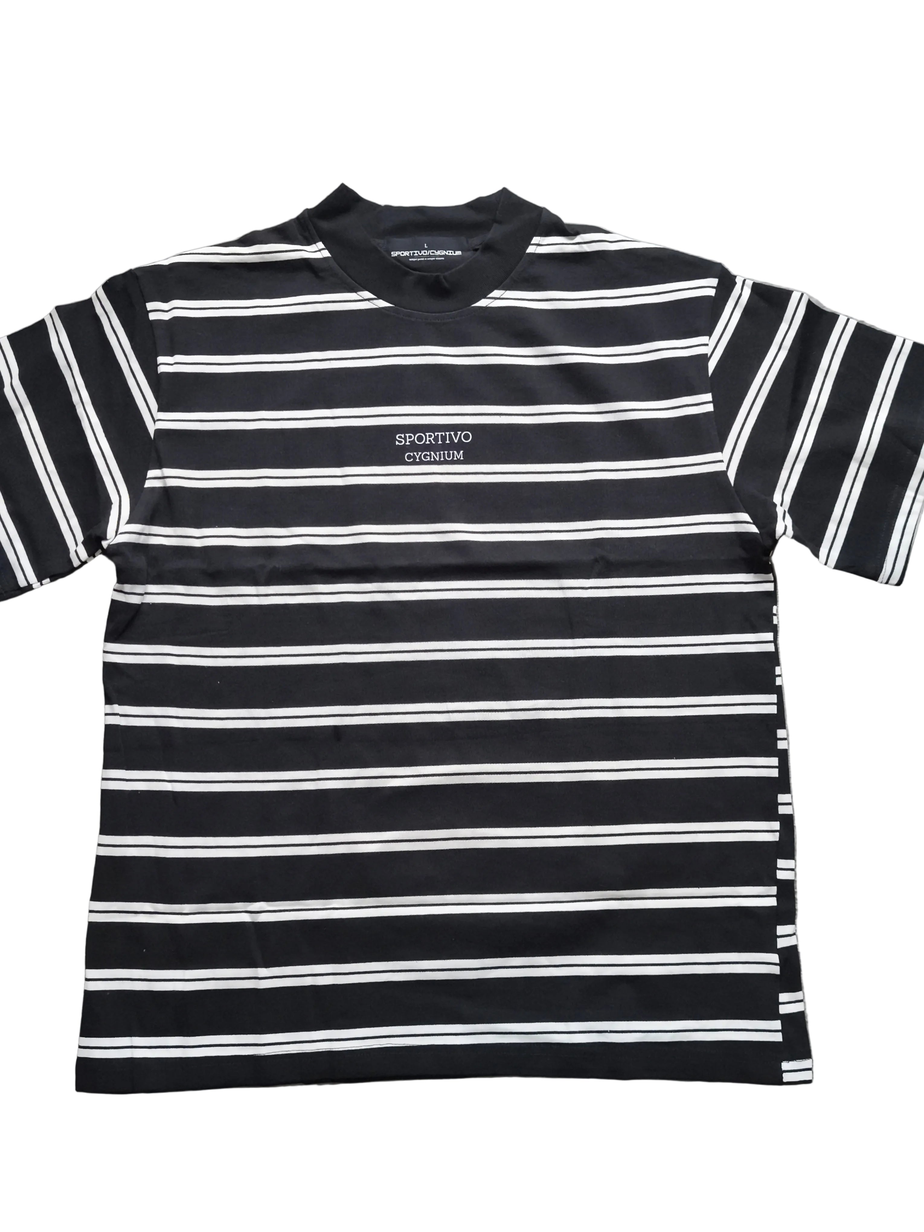 Mimosa Stripe T-Shirt - Black & White